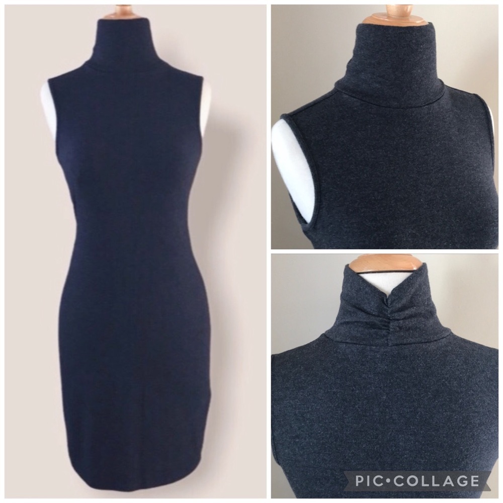 Adrienne Vittadini fitted mock neck bodycon dress NWOT